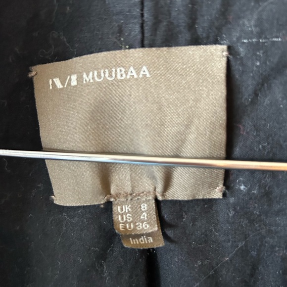 Muubaa designer leather cardigan - Picture 3 of 3